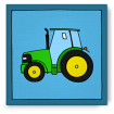 Bibado.nl - Kinderschilderij traktor John Deere, creator: Arjan Ceelen